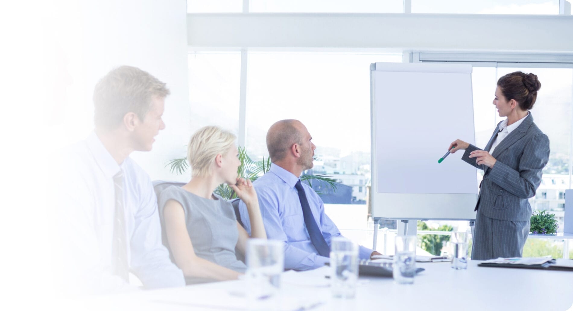 business meeting in office