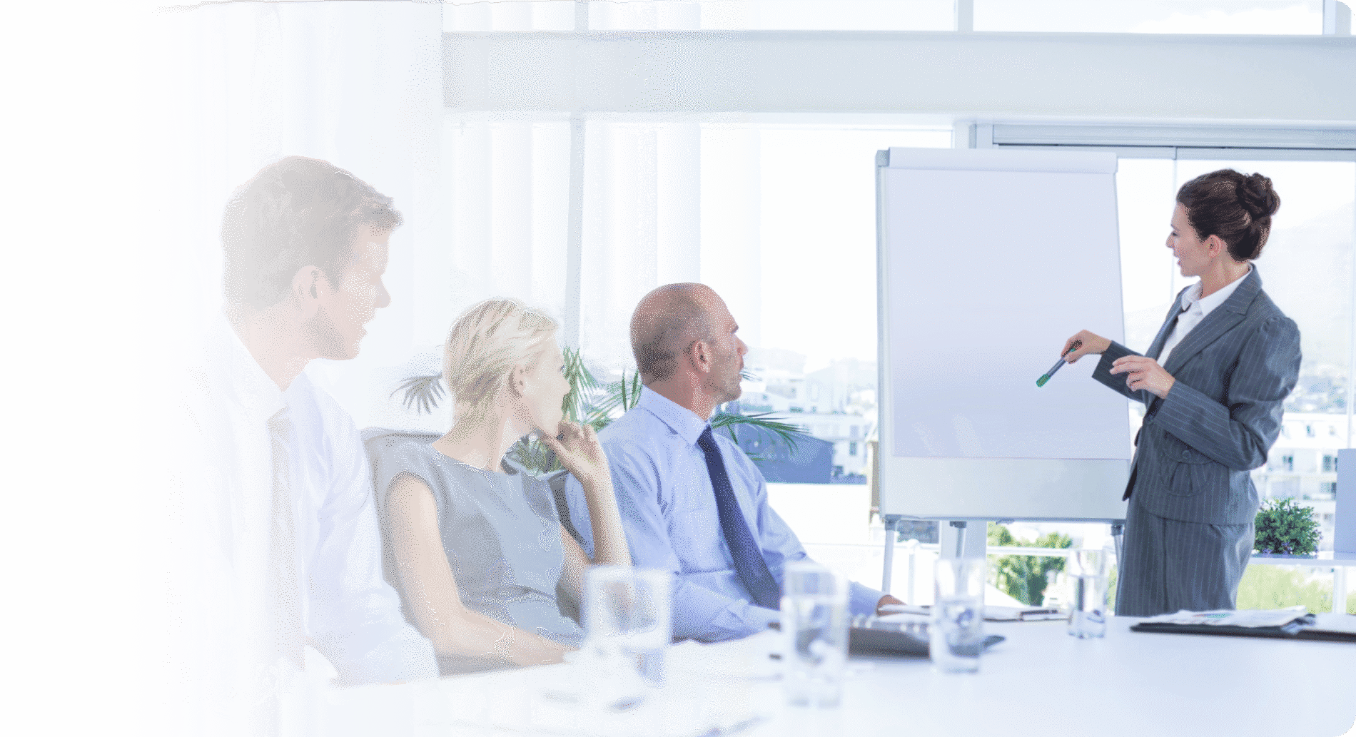 business meeting in office