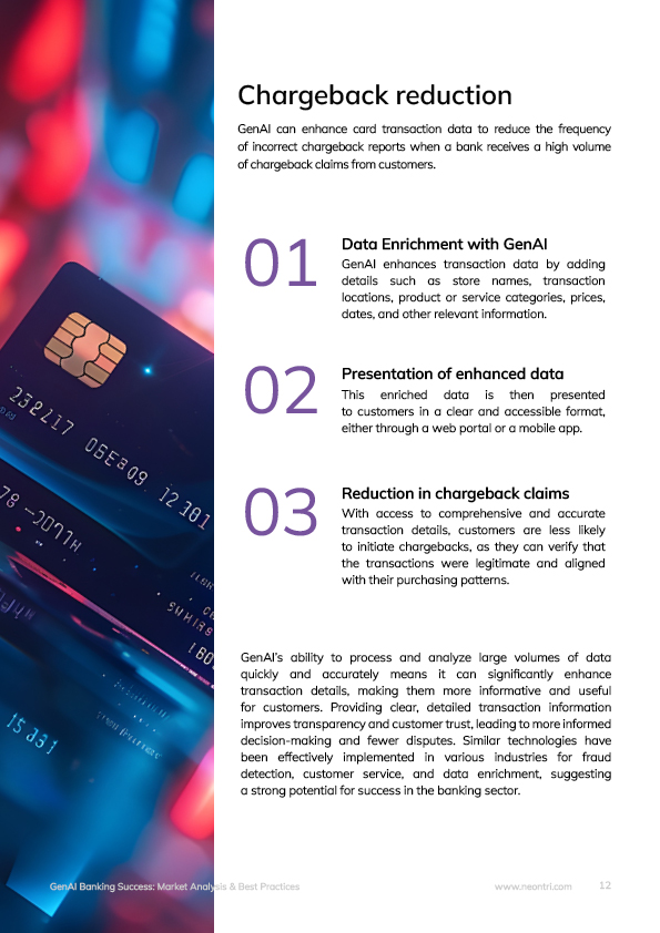 Chargeback reduction genai ebook page