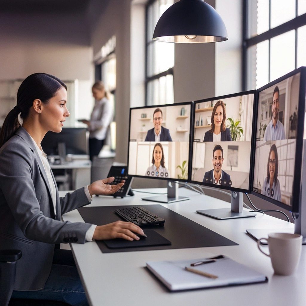 Project meeting adistributed engineering team