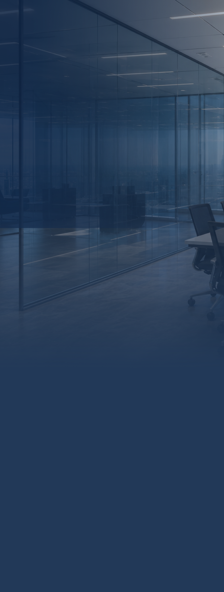 modern well lit empty office interior